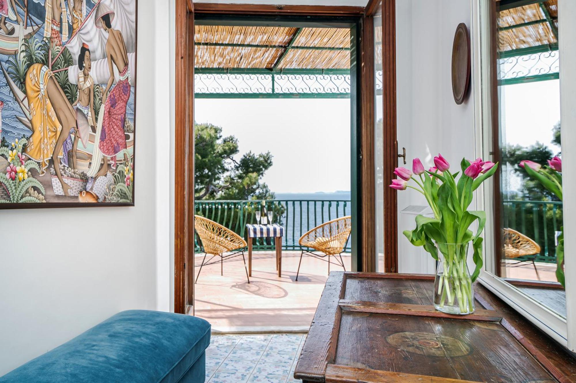 Villa La Galetta Vico Equense Bagian luar foto